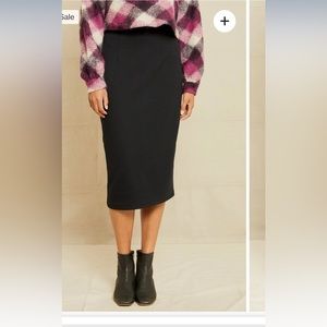 Amour Vert Alice Ponte Midi Skirt